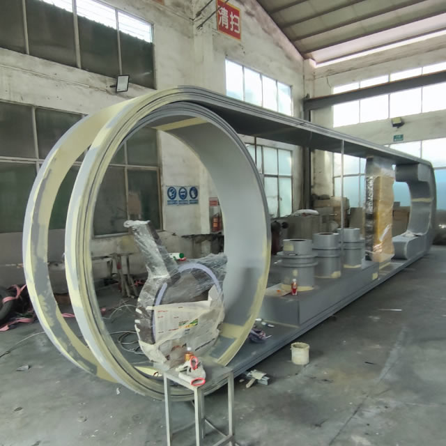 科技公司玻璃钢装置雕塑